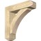 Ekena Millwork Thorton Craftsman Rough Sawn Bracket w/ Offset Brace, Douglas Fir, 6"W x 22"D x 22"H BKT0604X22X22THR04RDF - alternate 1